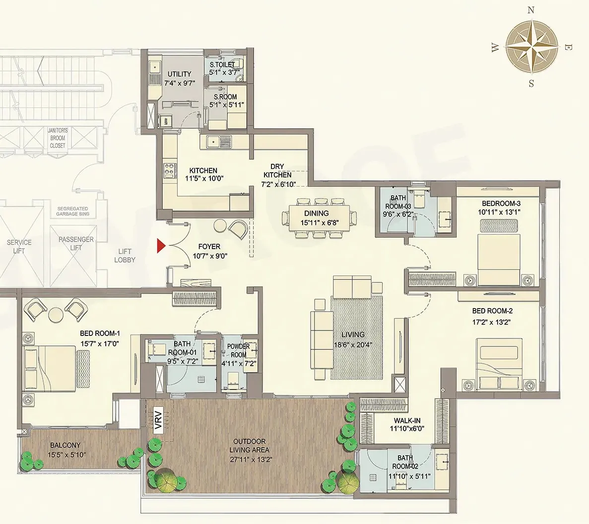 77 Life — floor plan