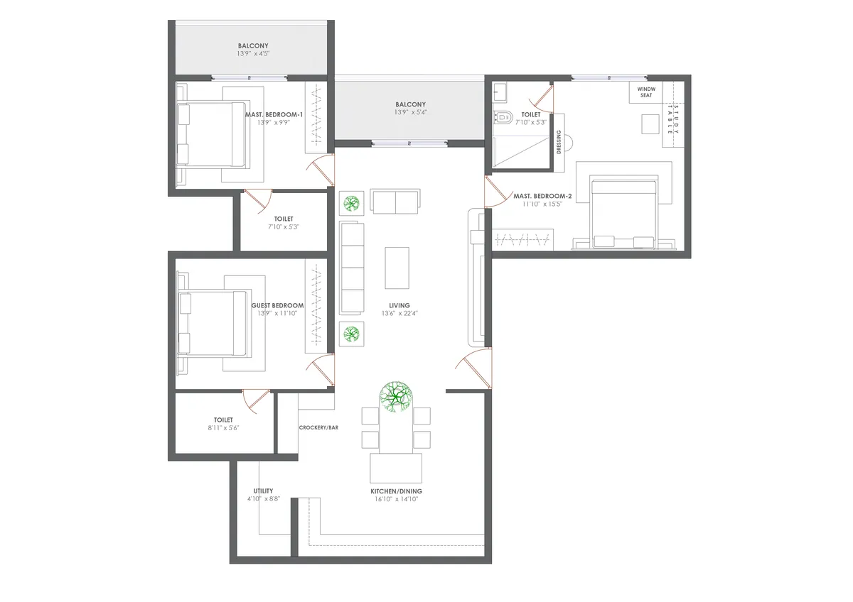 Maple Meadows — floor plan