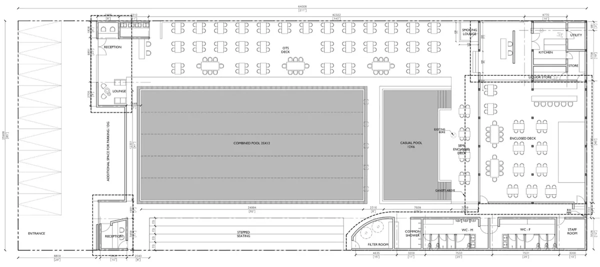 The Chameleon Pavillion — floor plan
